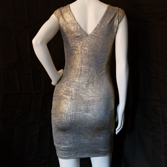 NEW ITEM. GOLD SHIMMERING DRESS - Picture 3 of 3